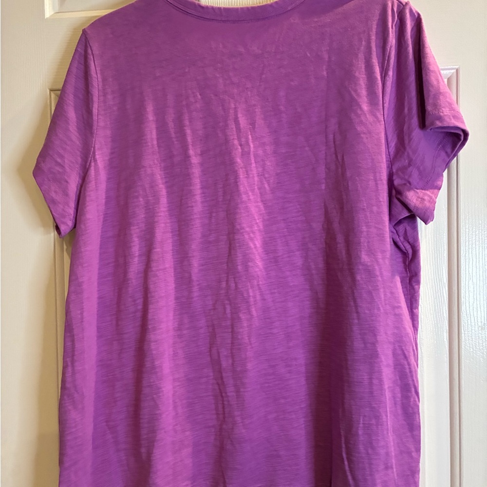 NWT Time and Tru Purple Short Sleeve Tee - Picture 8 of 10
